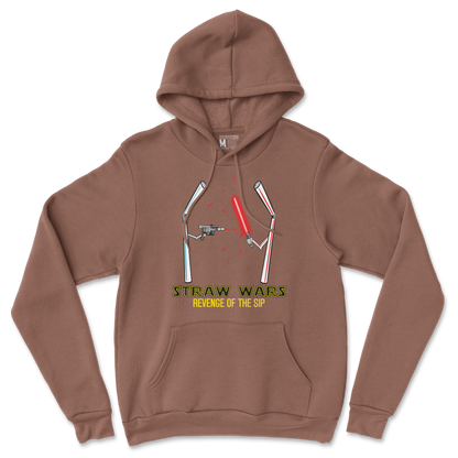 Gildan SoftStyle Hoodie Straw Wars in Cocoa