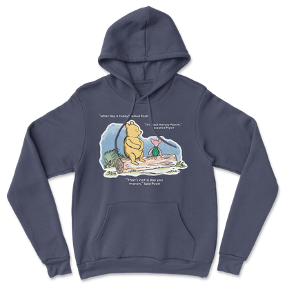 The Nice Shirt Hoodie Winnie the Pooh  in Navy