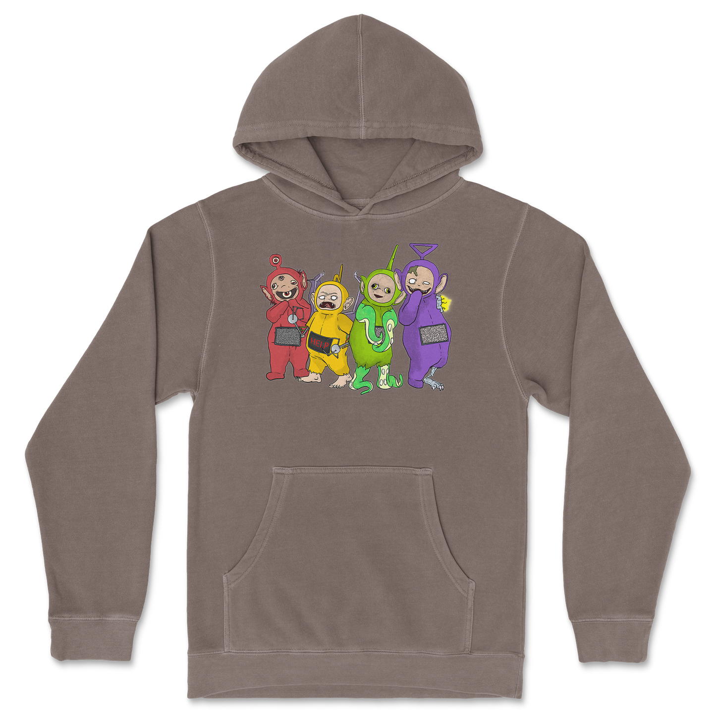 Independent Clothing Co. Hoodie Telatubbies in Clay