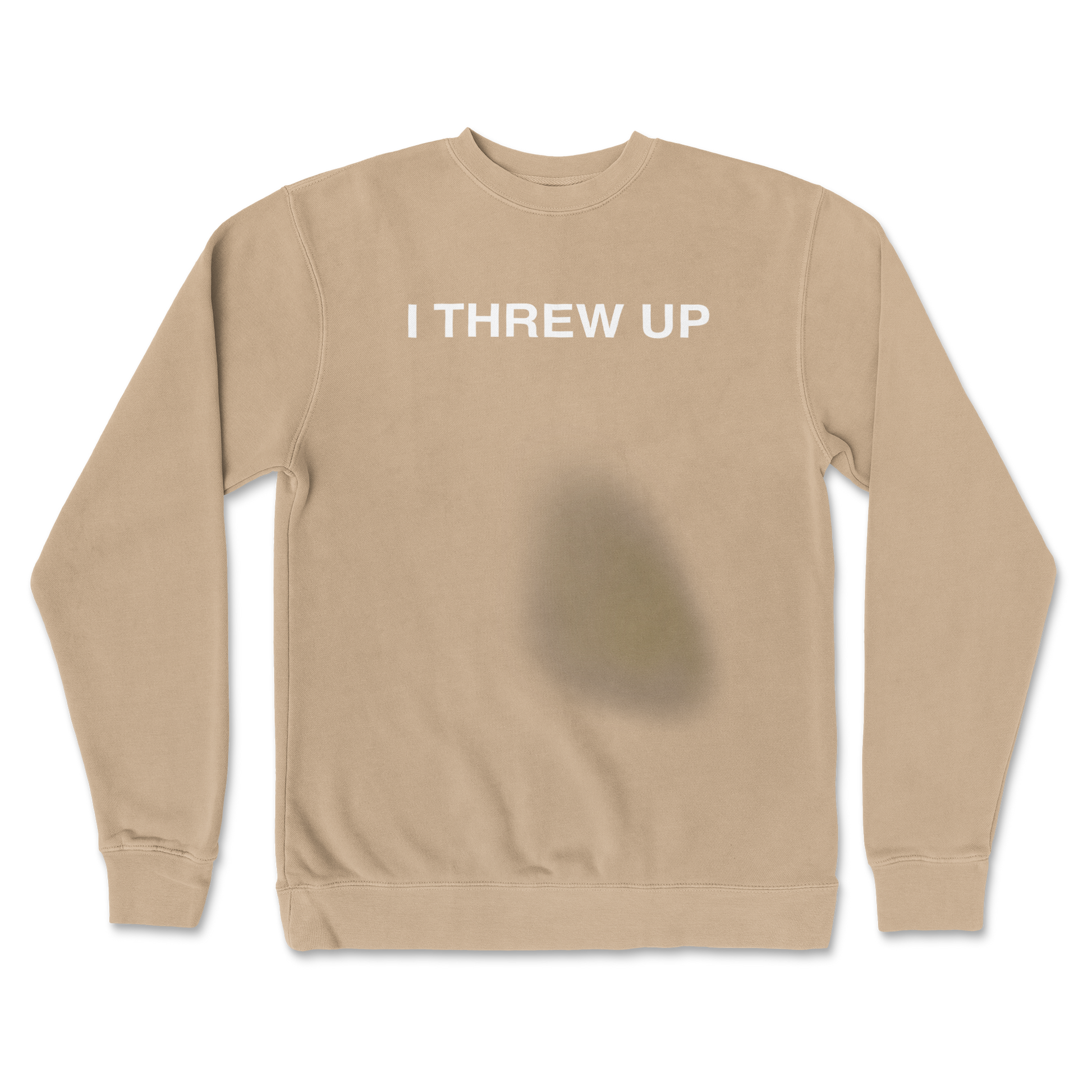 Independent Clothing Co. Crew Neck Mom I Threw Up in Sandstone