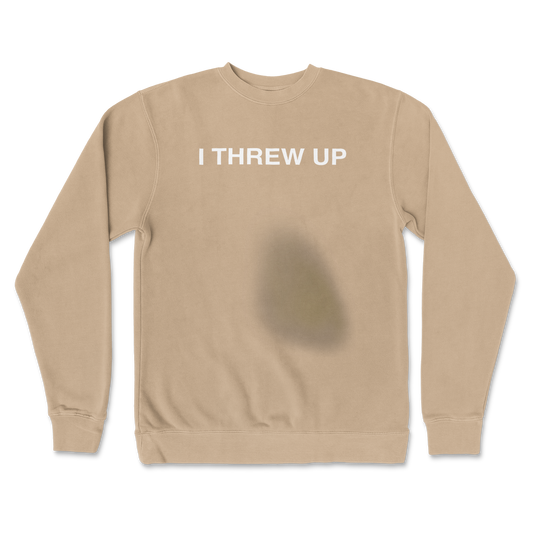 Independent Clothing Co. Crew Neck Mom I Threw Up in Sandstone