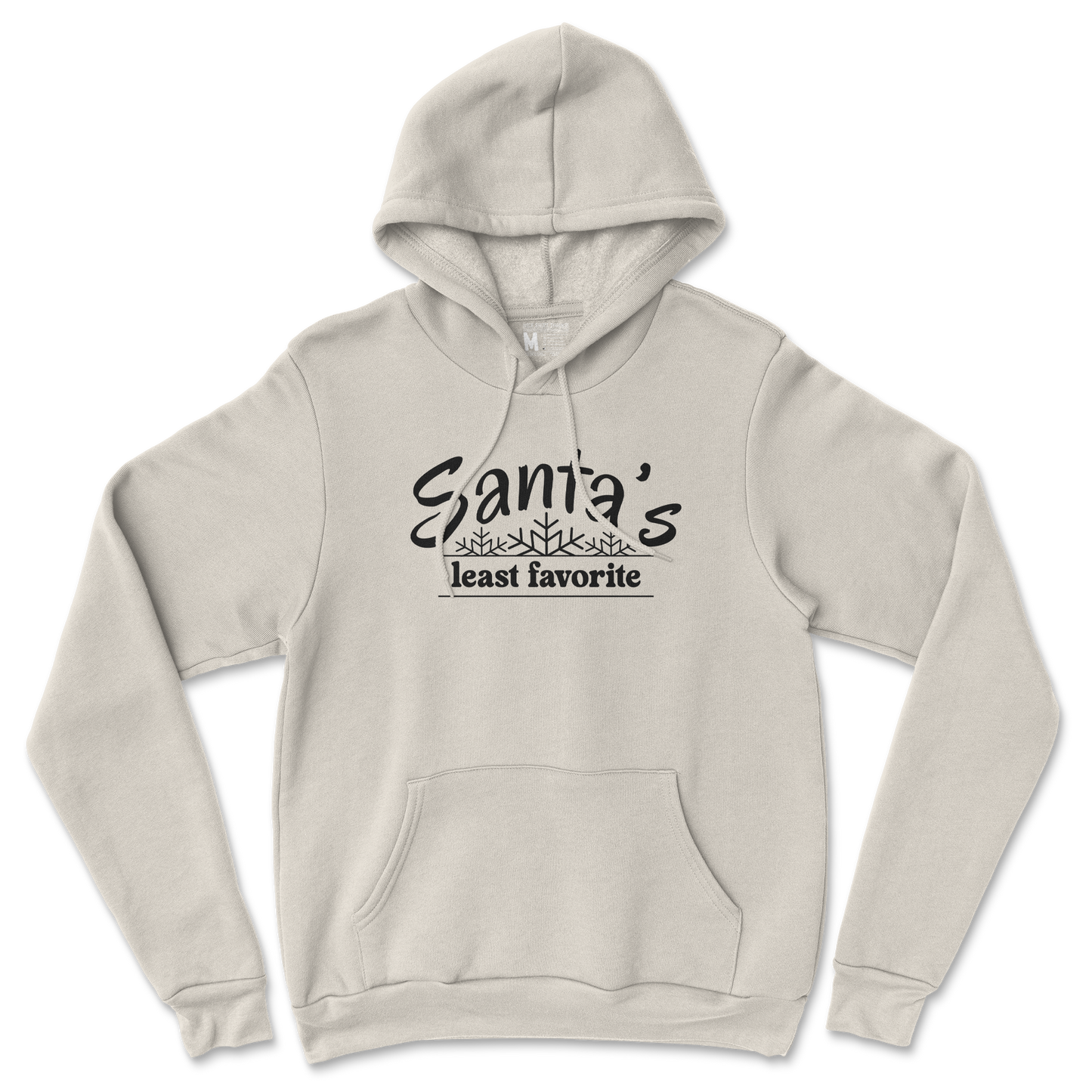 Gildan SoftStyle Hoodie Santa's Least Favorite  in Sand