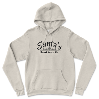 Gildan SoftStyle Hoodie Santa's Least Favorite  in Sand