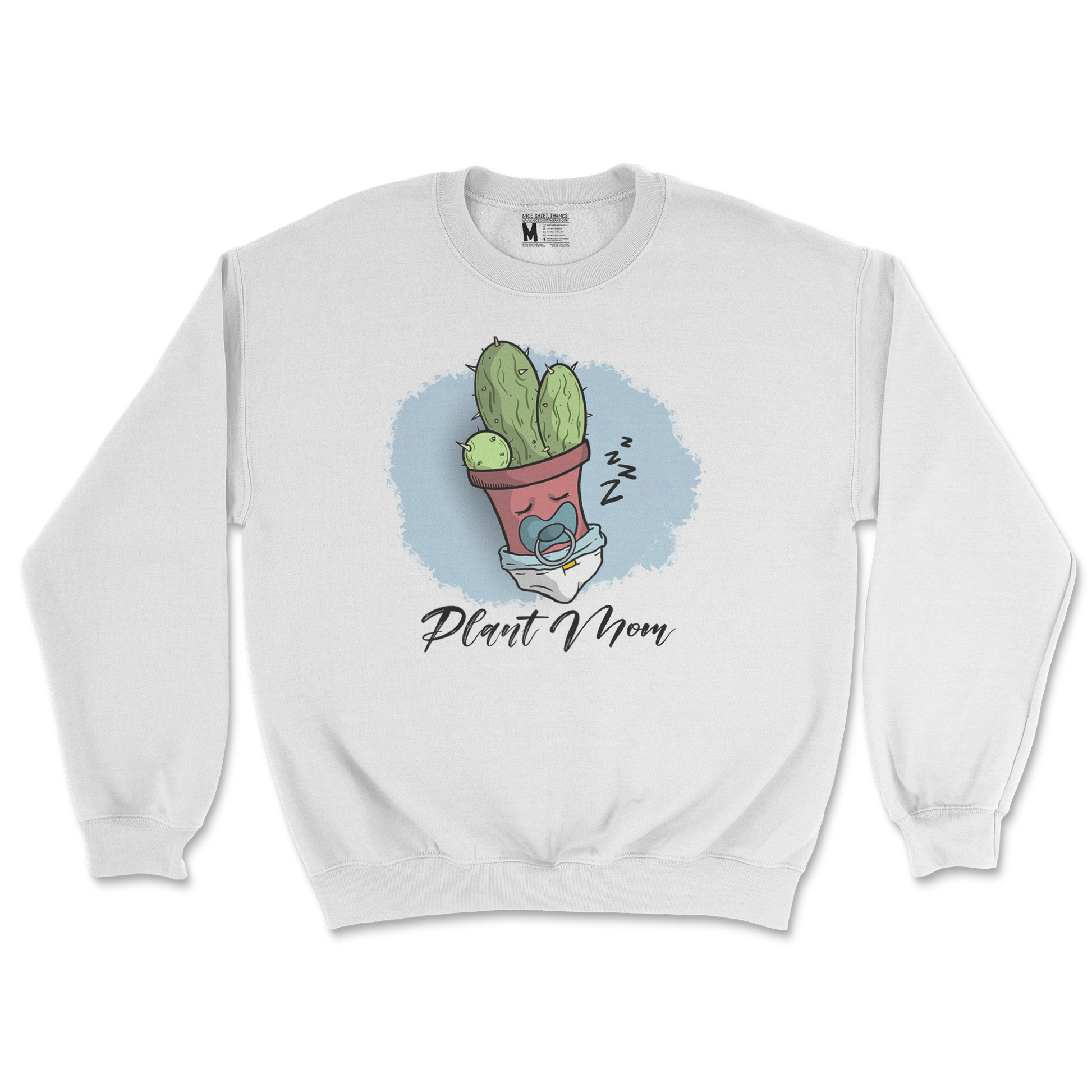 Gildan SoftStyle Crew Neck Plant Mom 2 in White