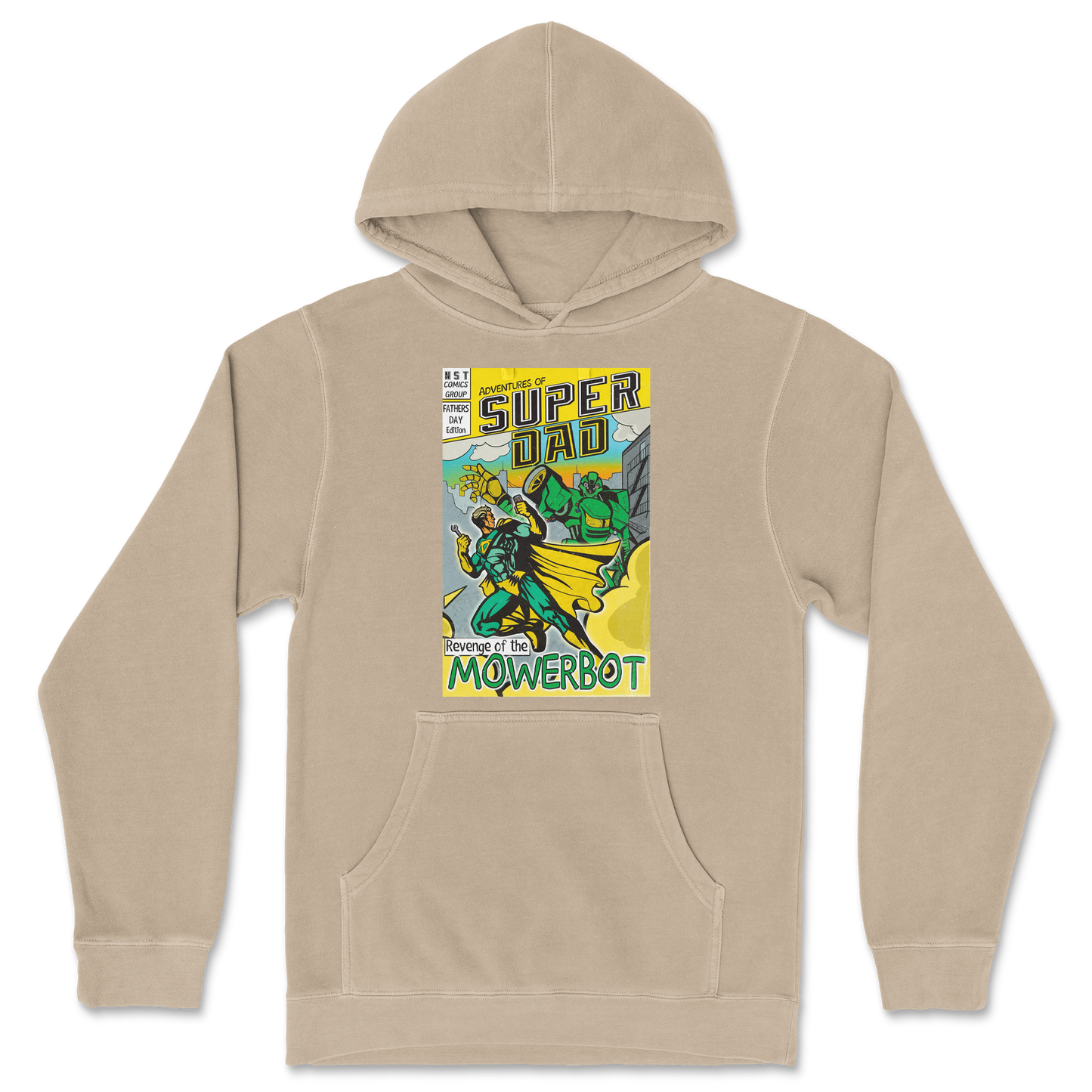 Independent Clothing Co. Hoodie Super Dad in Sandstone