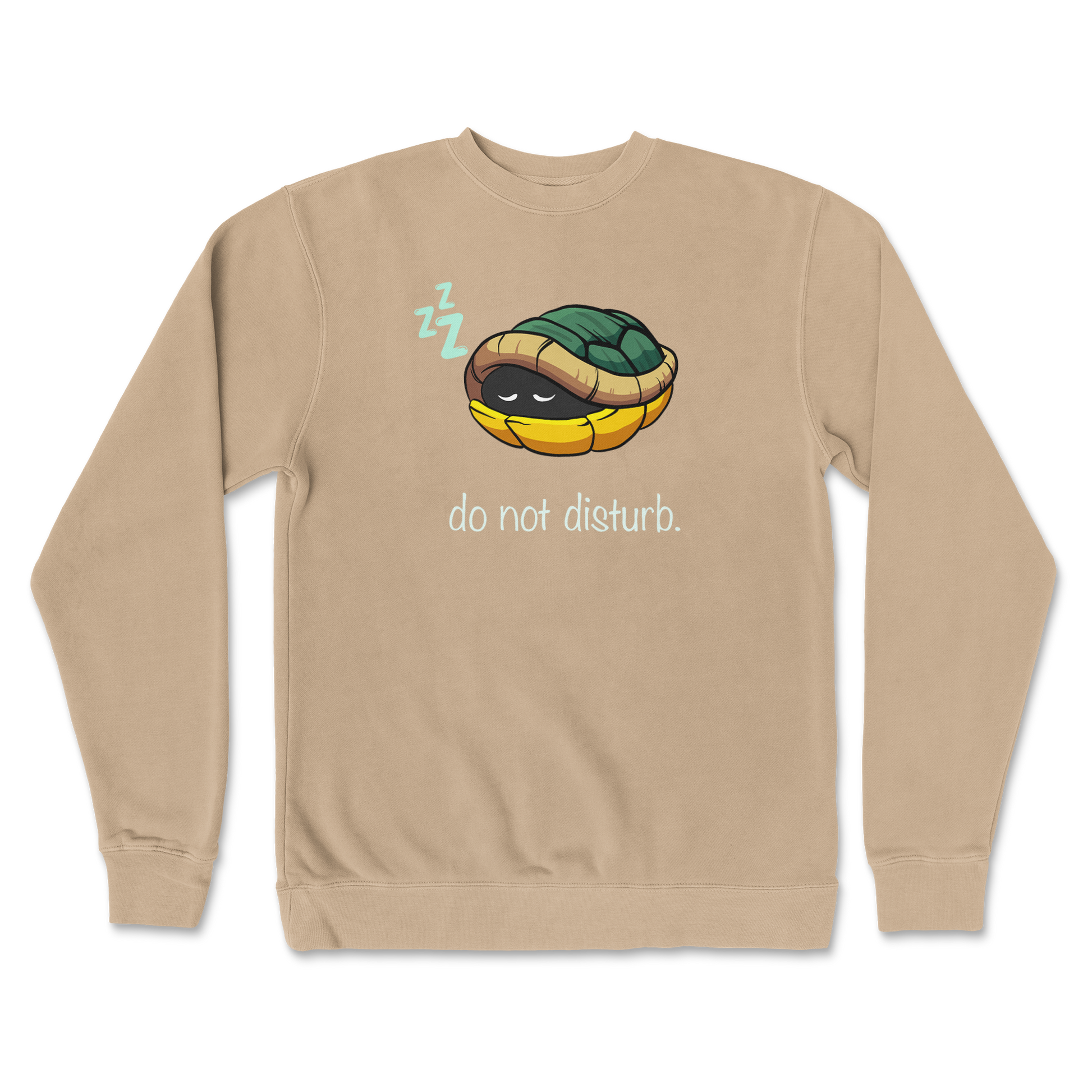 Independent Clothing Co. Crew Neck Sleepin Turtle in Sandstone