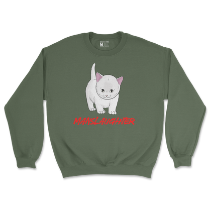 Gildan SoftStyle Crew Neck Manslaughter in Military Green