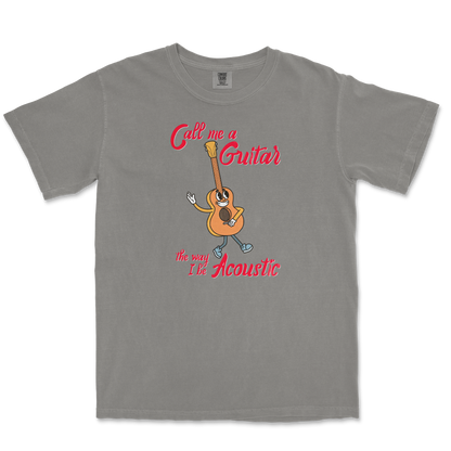 Comfort Colors T-Shirt I Do Be Acoustic  in Grey