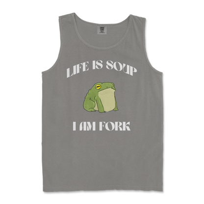 Comfort Colors Tank Top Life is Soup in Grey