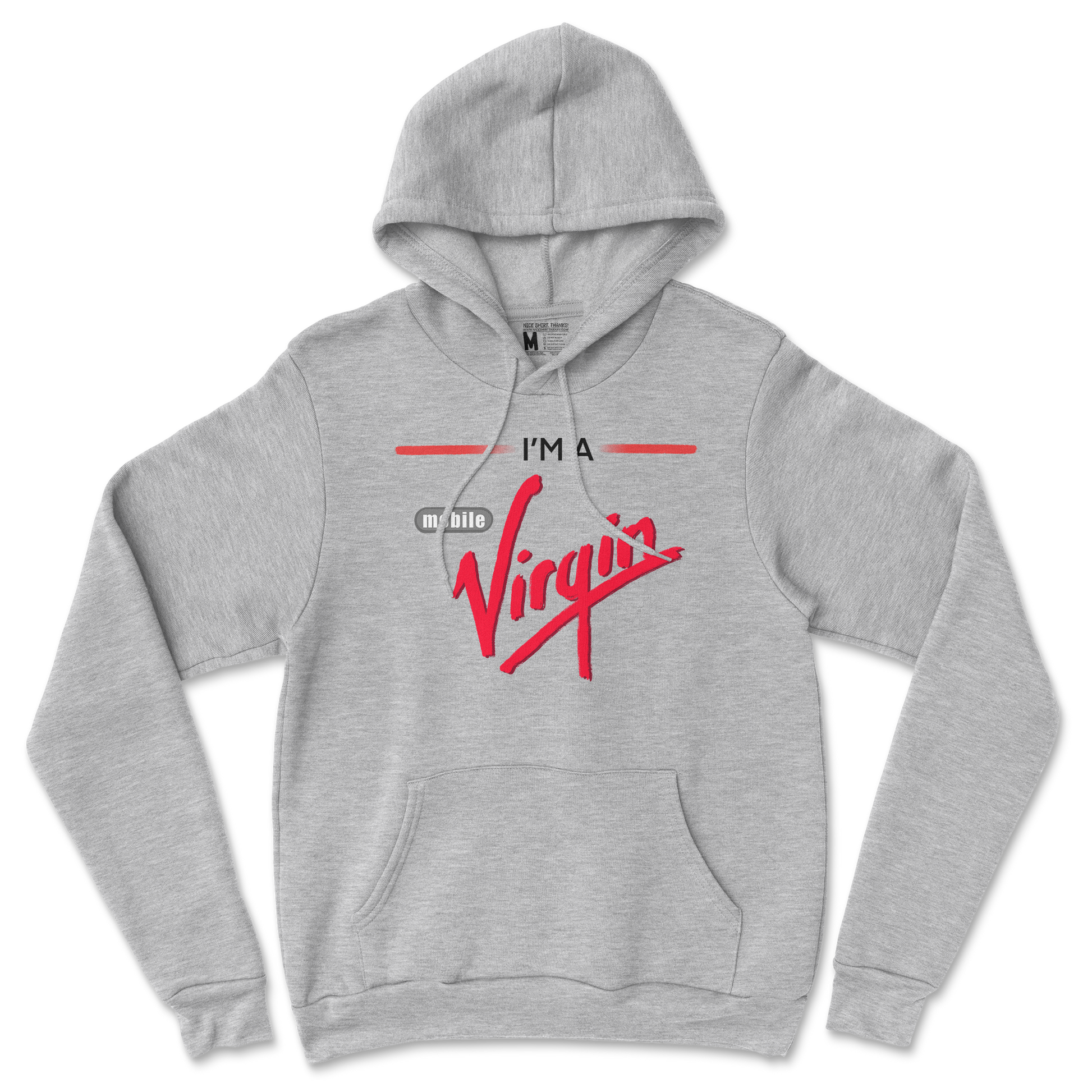 Gildan SoftStyle Hoodie Mobile Virgin in Sports Grey