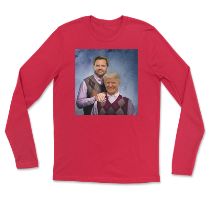 The Nice Shirt Long Sleeve Step Brothers  in Red