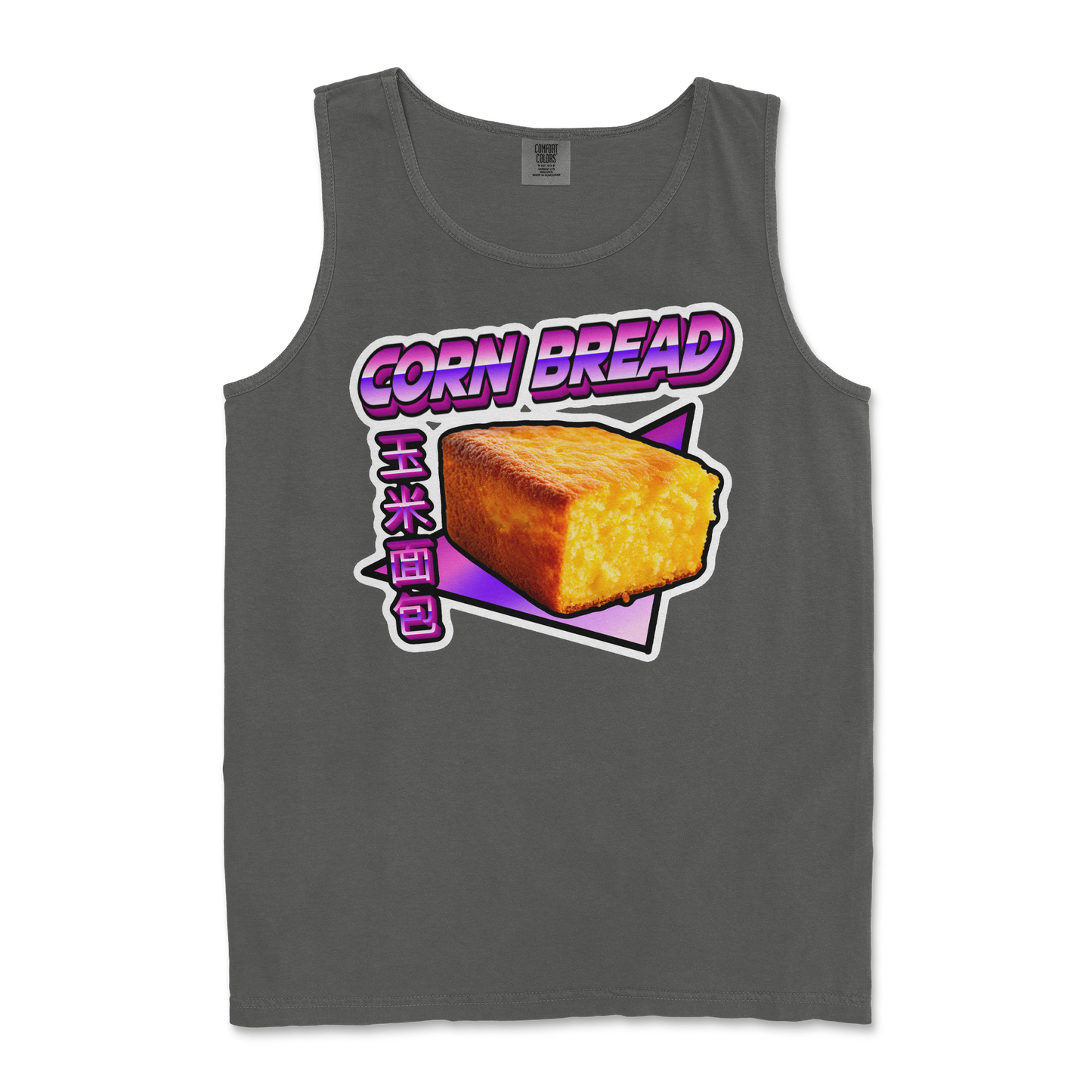 Comfort Colors Tank Top Corn Bread  in Pepper