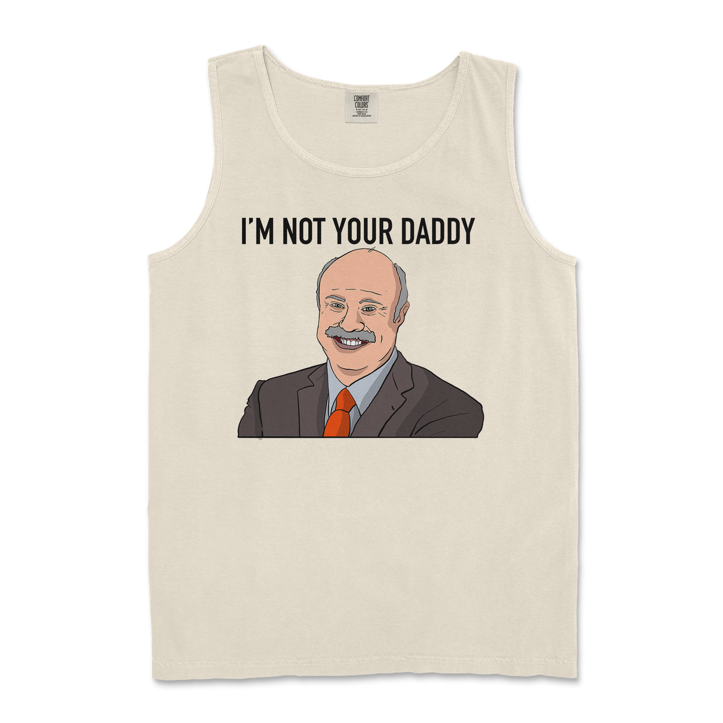 Comfort Colors Tank Top Daddy Phil in Ivory