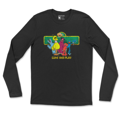 Gildan SoftStyle Long Sleeve Cursed Sesame Street in Black