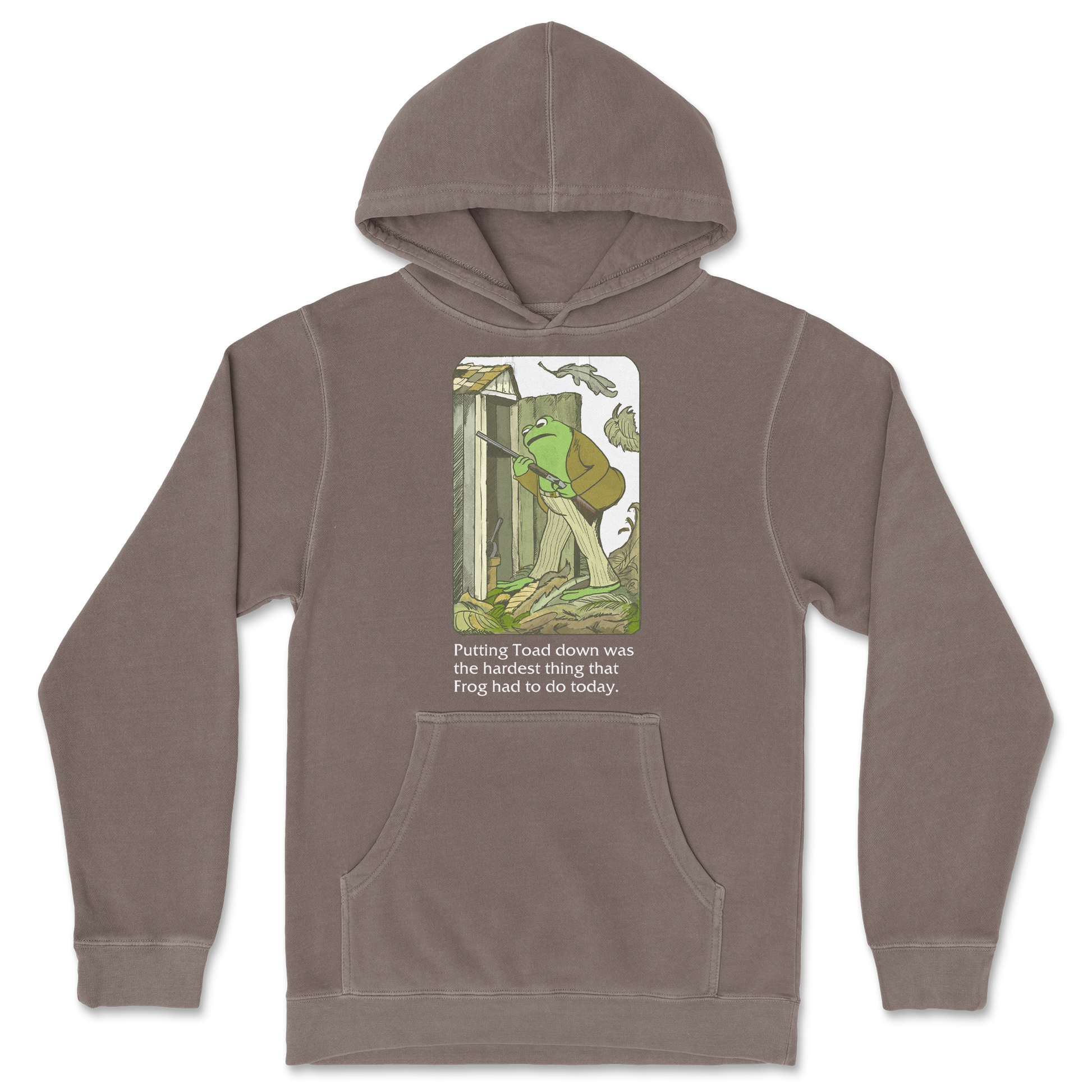 Independent Clothing Co. Hoodie Frog and Toad  in Clay