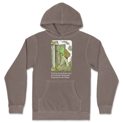 Independent Clothing Co. Hoodie Frog and Toad  in Clay