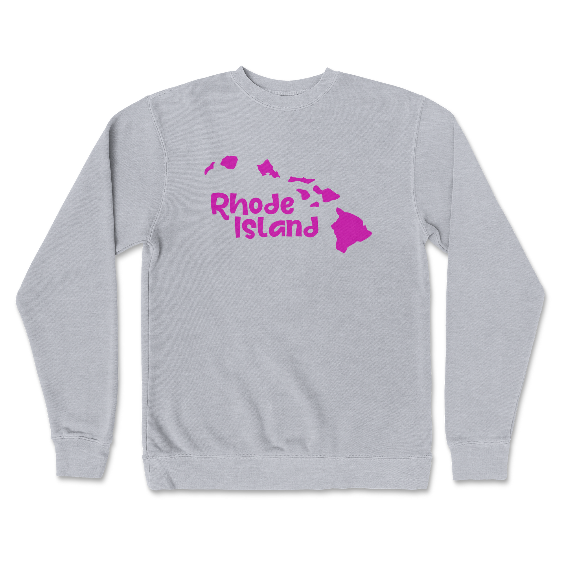 Independent Clothing Co. Crew Neck Rhode Island in GreyHeather