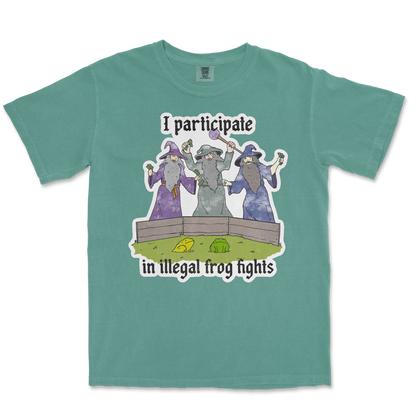 Comfort Colors T-Shirt Wizard Activities  in Light-Green