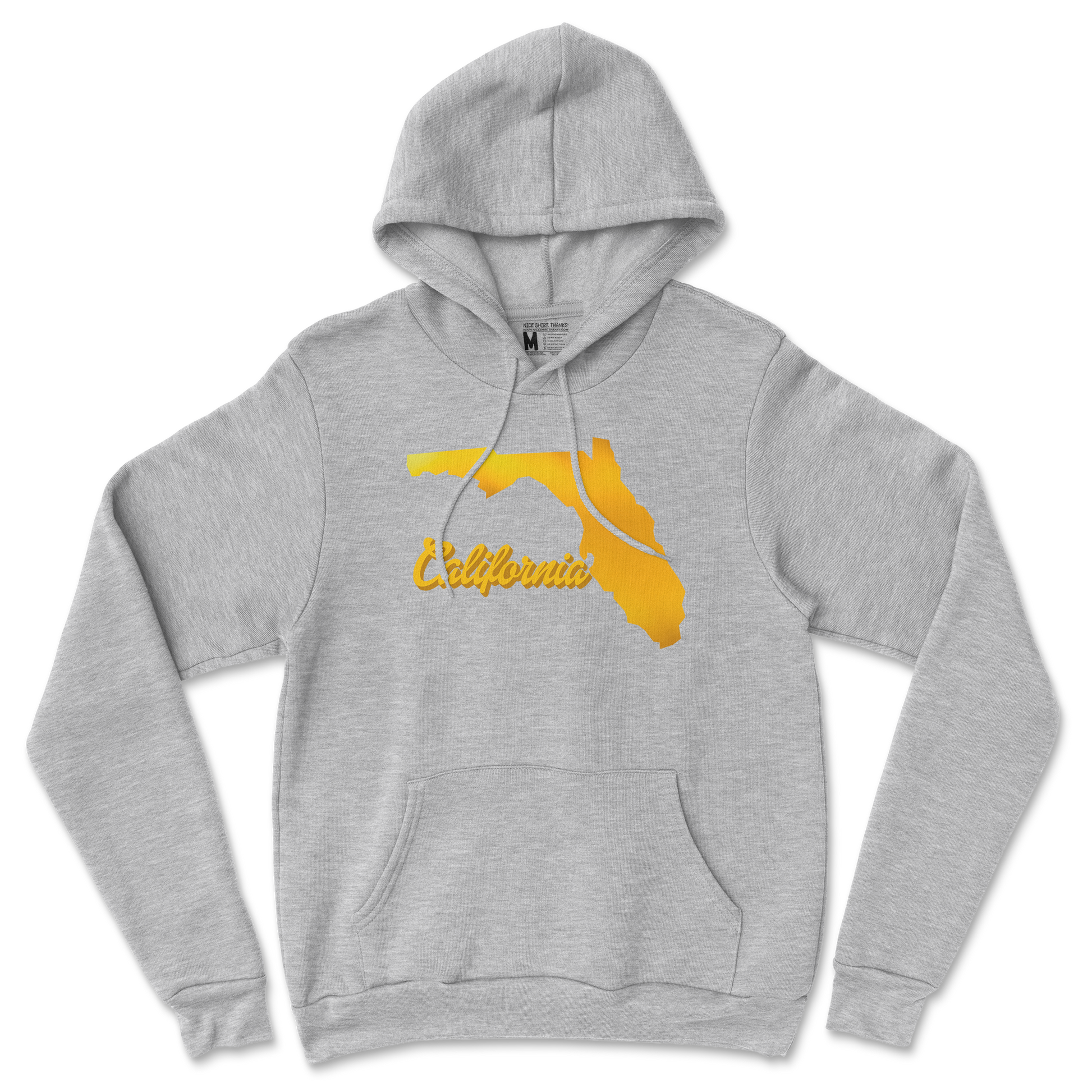 Gildan SoftStyle Hoodie California in Sports Grey