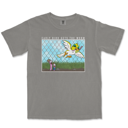 Comfort Colors T-Shirt Early Bird in Grey