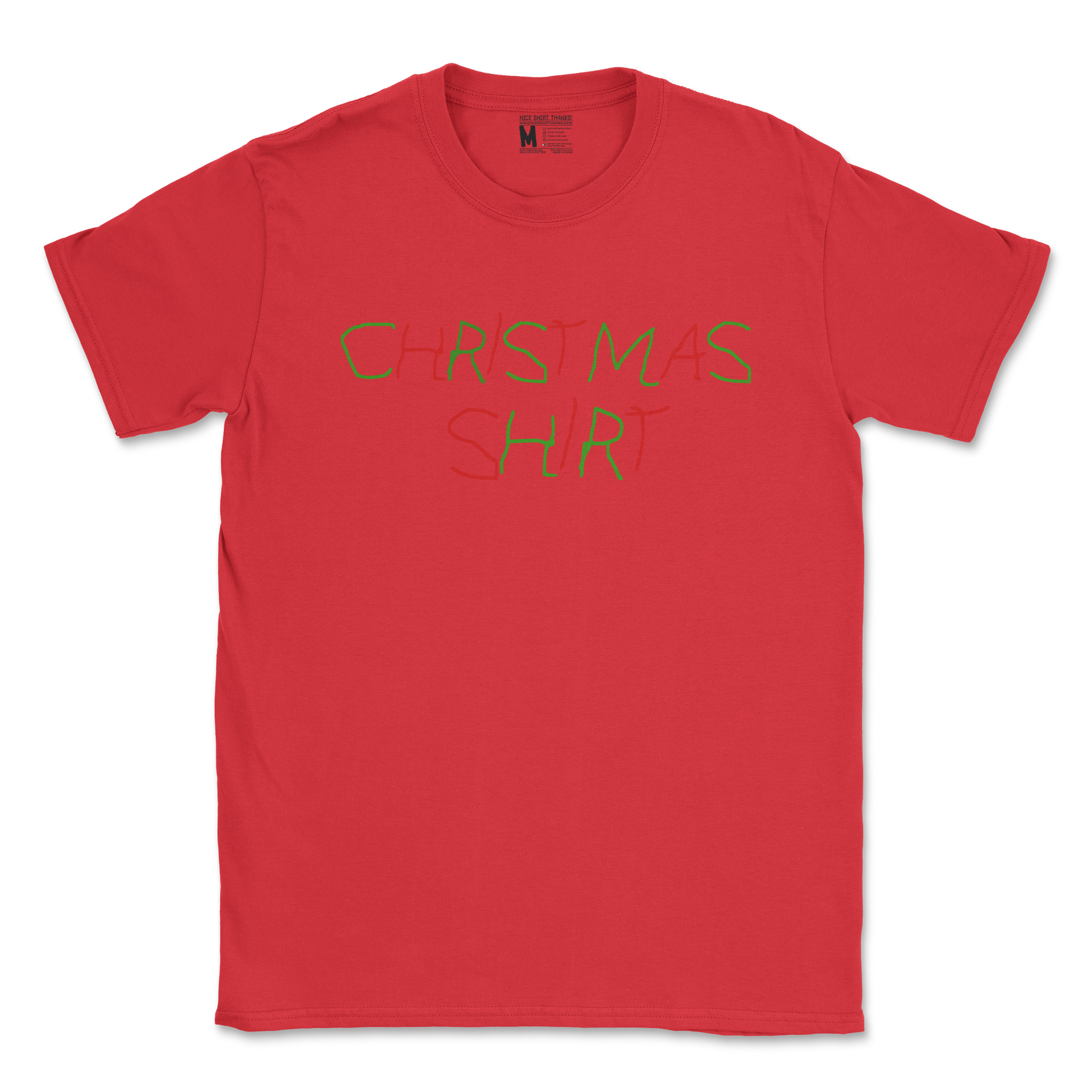 Gildan SoftStyle T-Shirt Christmas Shirt in Red