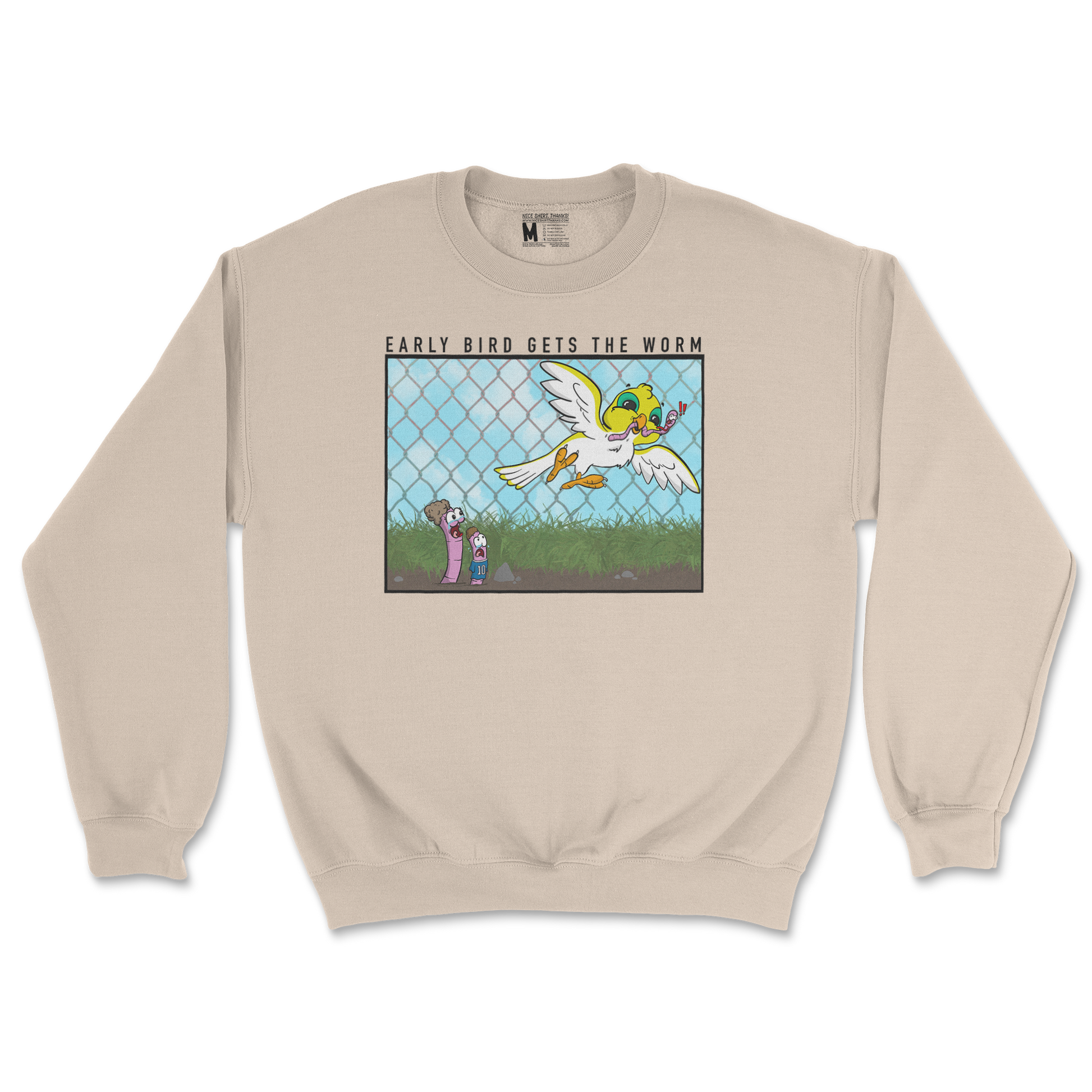 Gildan SoftStyle Crew Neck Early Bird in Sand