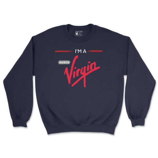 Gildan SoftStyle Crew Neck Mobile Virgin in Navy