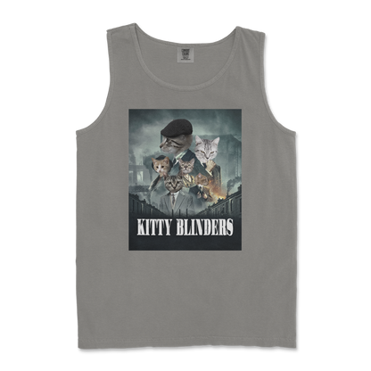 Comfort Colors Tank Top Kitty Blinders in Grey