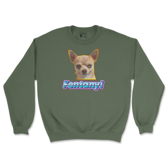 Gildan SoftStyle Crew Neck Fent in Military-Green