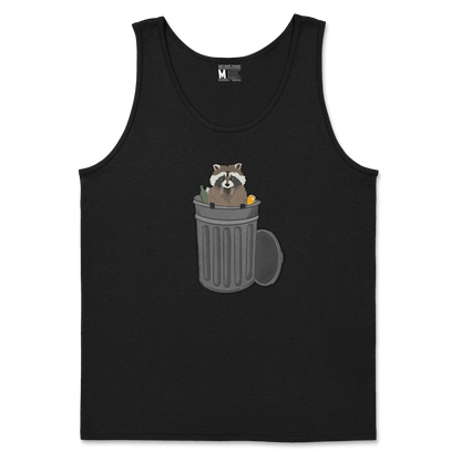 Gildan SoftStyle Tank Top Trash Panda Enthusiast in Black