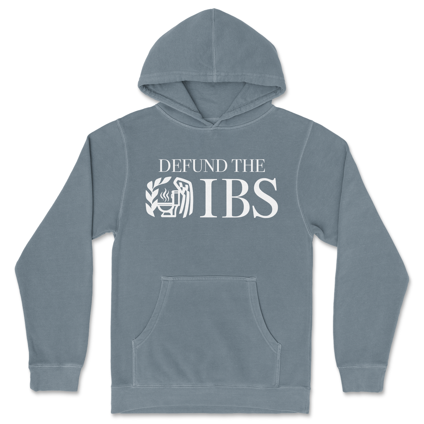 Independent Clothing Co. Hoodie Defund The IBS in BlueMagic