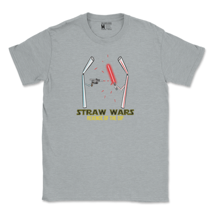 Gildan SoftStyle T-Shirt Straw Wars in Sports Grey