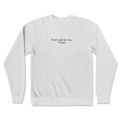 Independent Clothing Co. Crew Neck Dont Yell in White