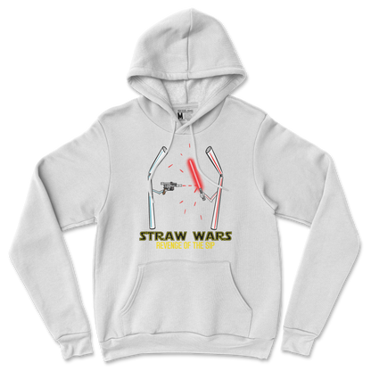 Gildan SoftStyle Hoodie Straw Wars in White