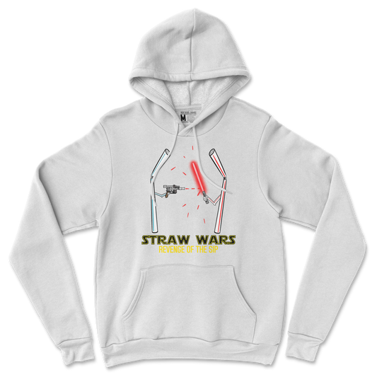 Gildan SoftStyle Hoodie Straw Wars in White