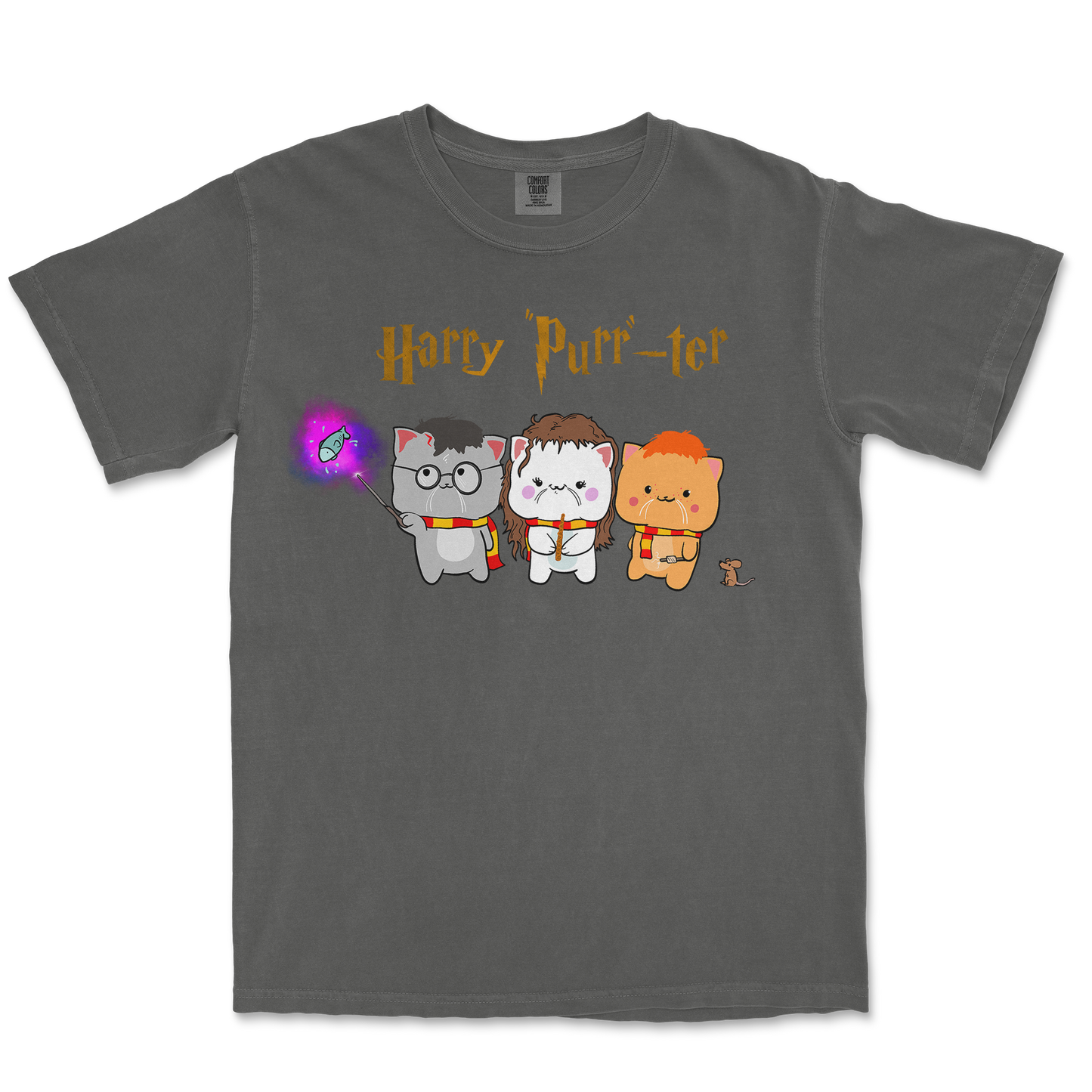 Comfort Colors T-Shirt Harry Purrter in Pepper