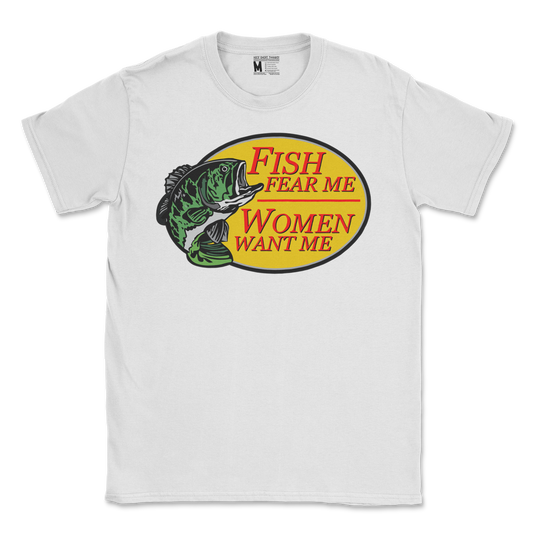 Gildan SoftStyle T-Shirt For The Fishermen in White