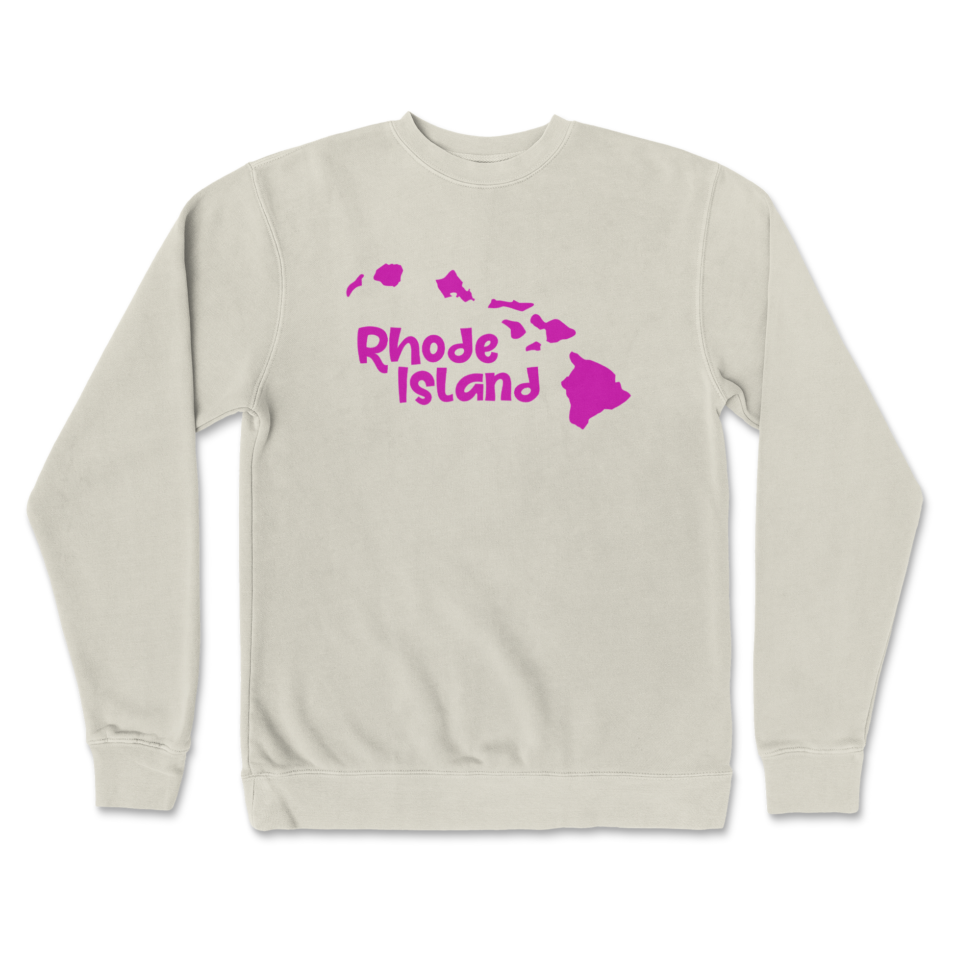 Independent Clothing Co. Crew Neck Rhode Island in Bone