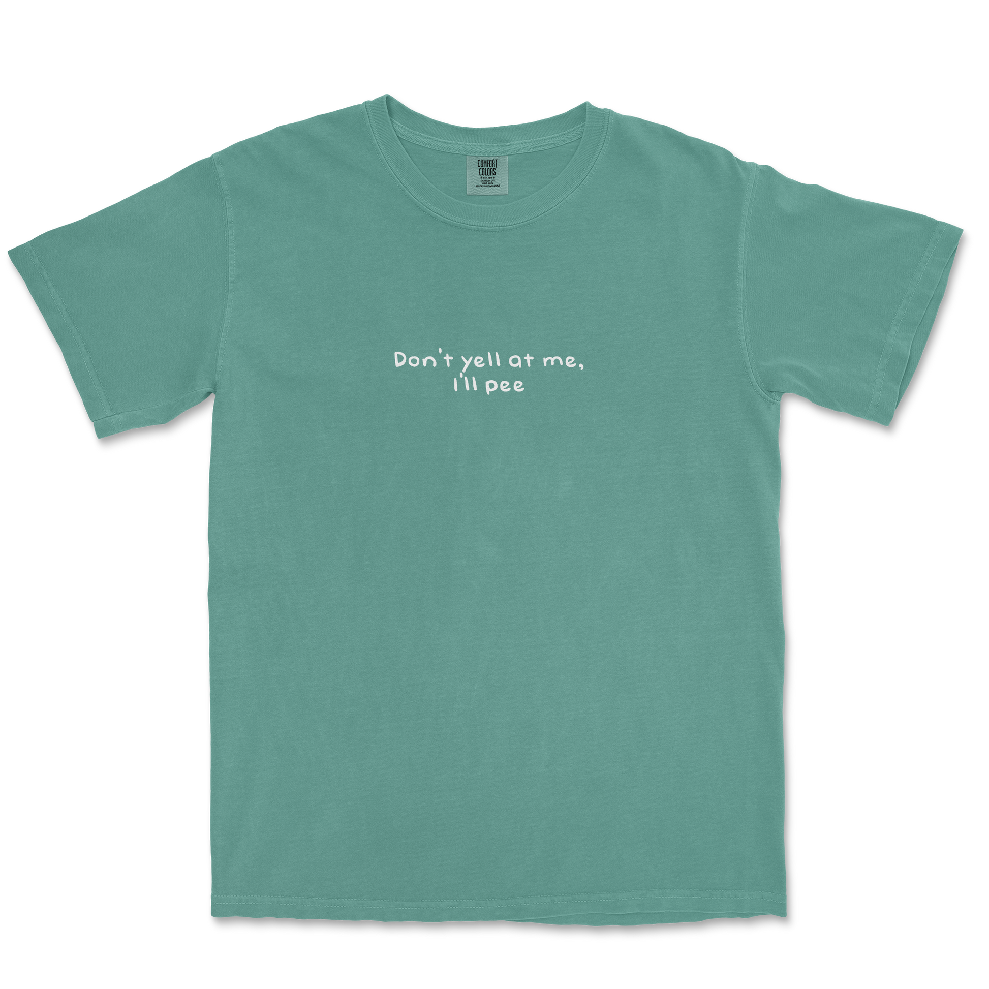 Comfort Colors T-Shirt Dont Yell in LightGreen