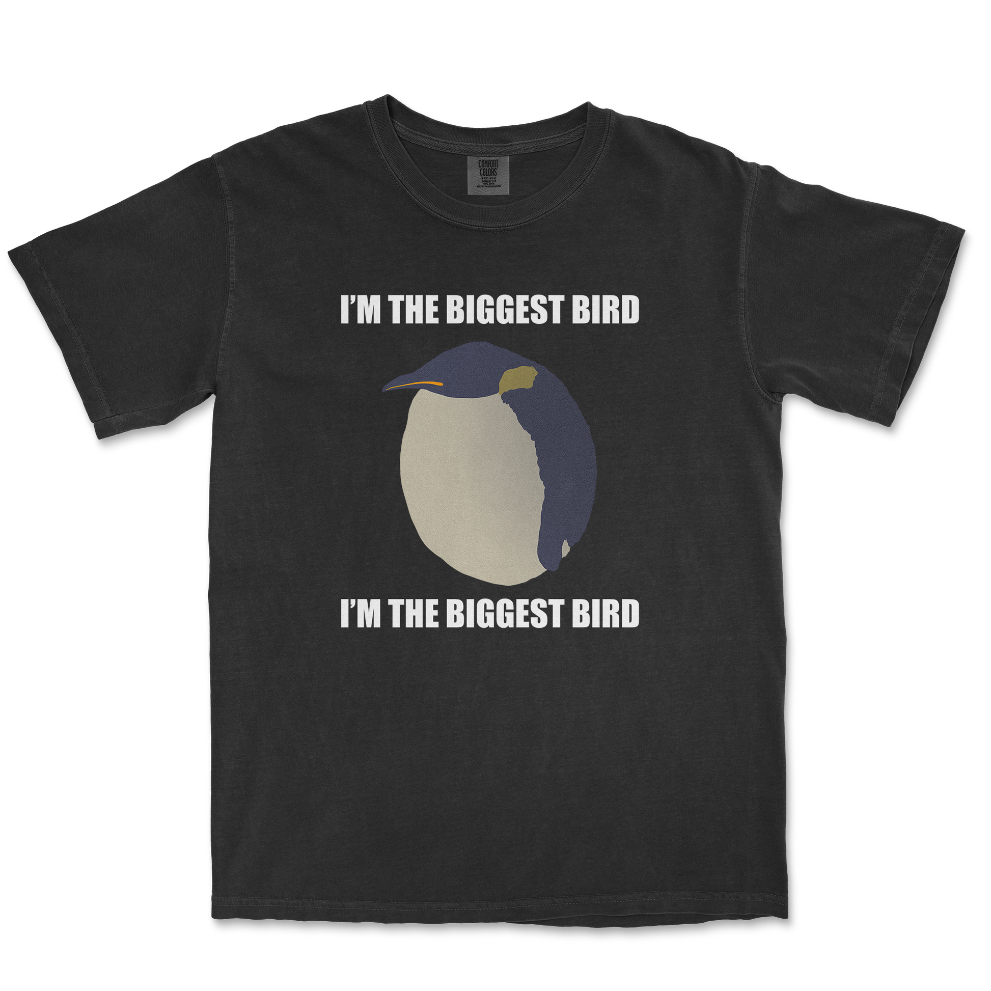 Comfort Colors T-Shirt I Am The Biggets Bird in Black