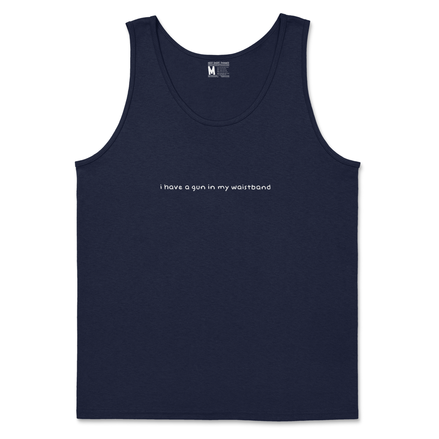 Gildan SoftStyle Tank Top in Navy