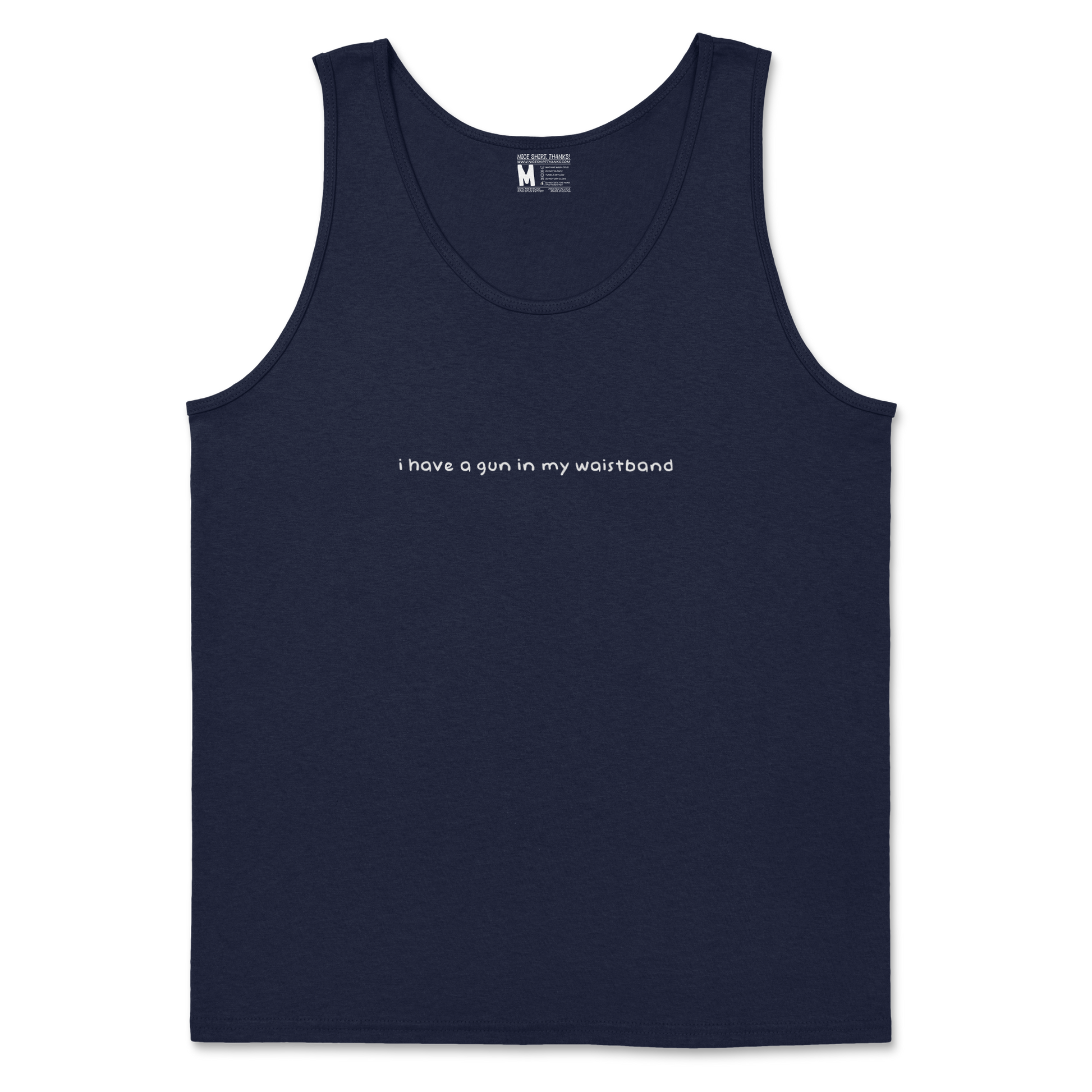 Gildan SoftStyle Tank Top in Navy