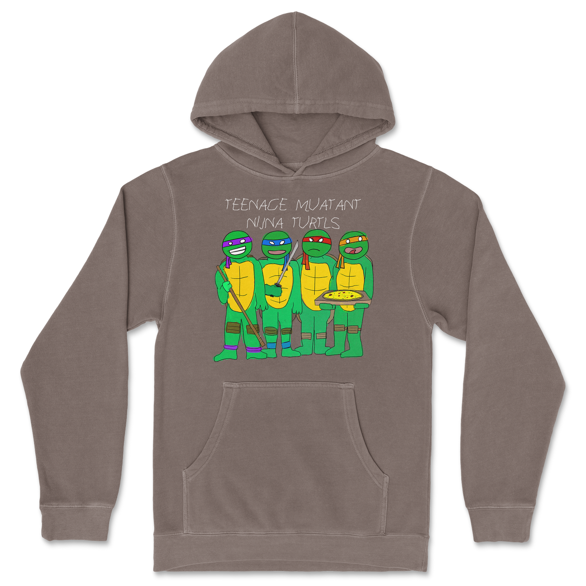 Independent Clothing Co. Hoodie Ninja Turtles in Clay