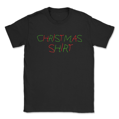 Gildan SoftStyle T-Shirt Christmas Shirt in Black