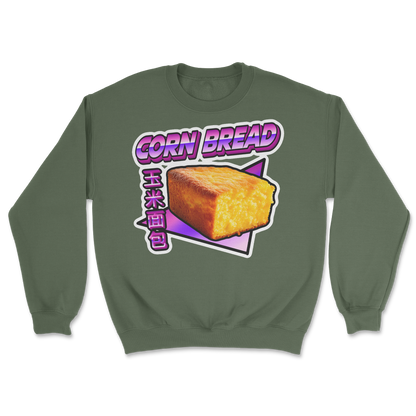 The Nice Shirt Crew Neck Corn Bread  in Military-Green