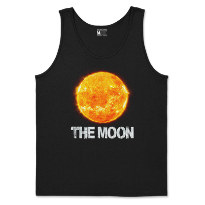 Heavy Blend Tank Top the moon in Black