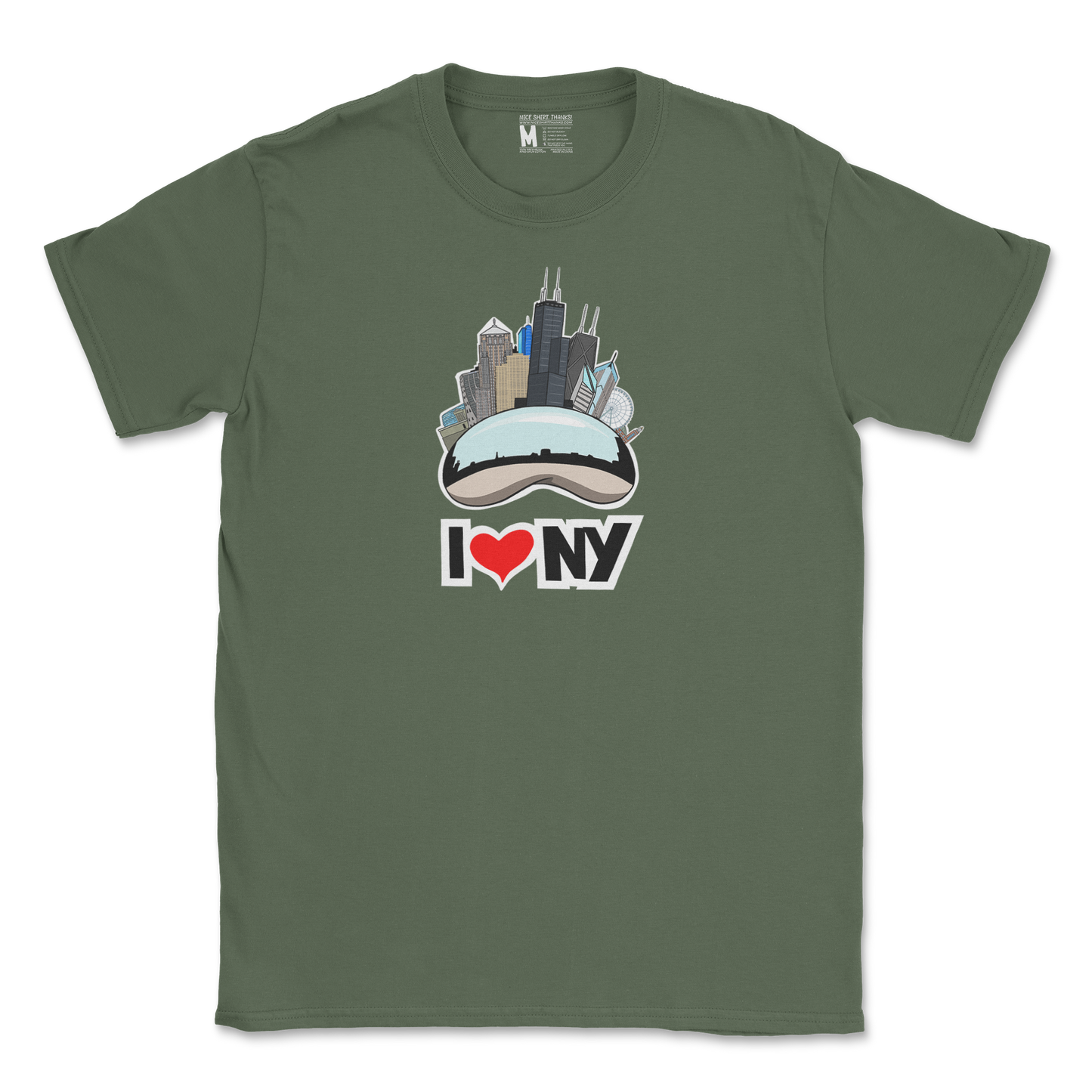 Gildan SoftStyle T-Shirt in Military Green