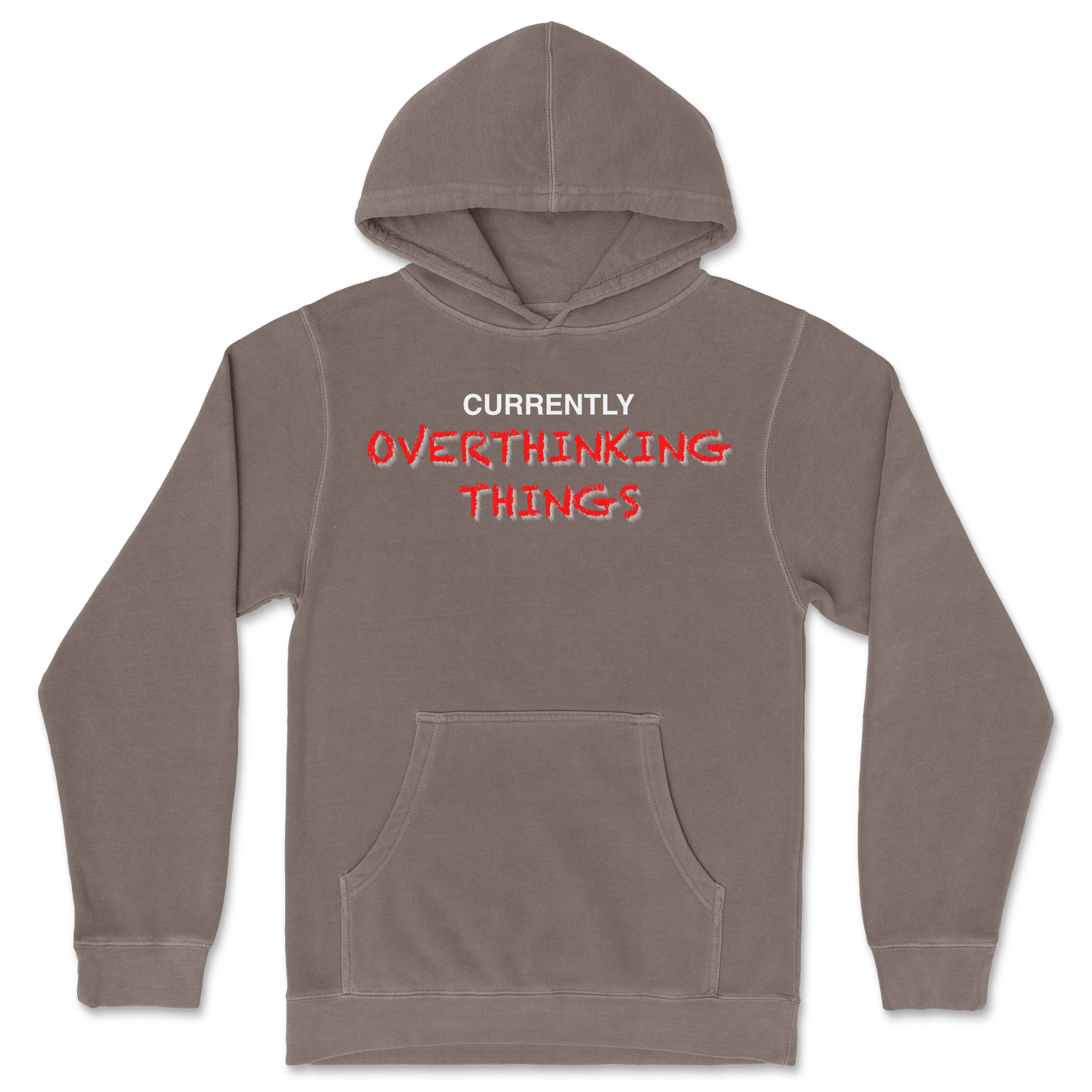 Independent Clothing Co. Hoodie For Our Lil Overthinker in Clay