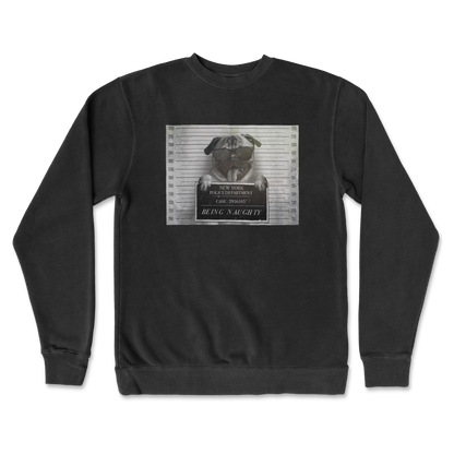 Independent Clothing Co. Crew Neck Naughty Pug in Black