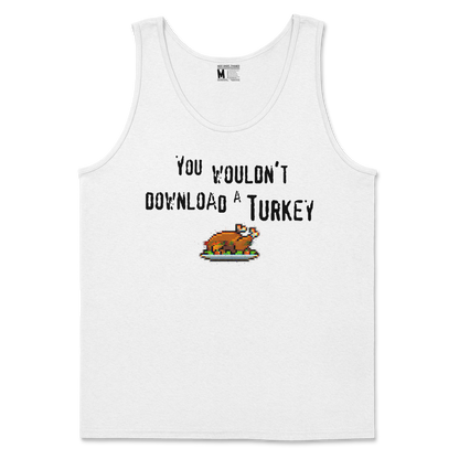 Gildan SoftStyle Tank Top Downloadable Turkey  in White